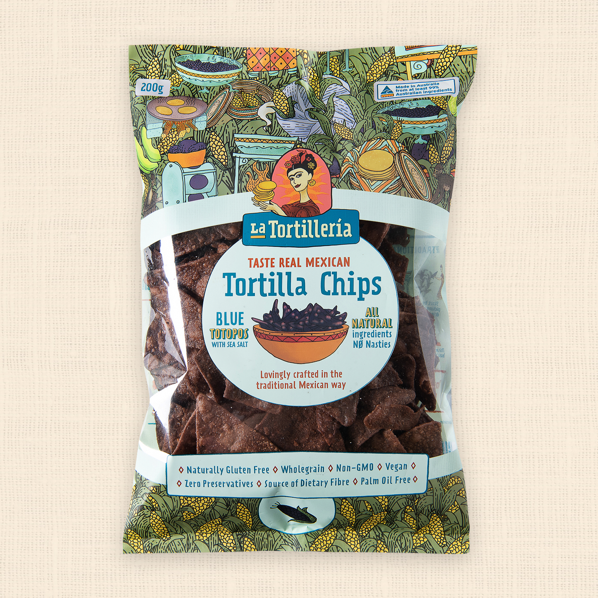 Blue Totopos (Tortilla Chips) 200g